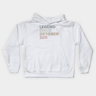 Legend Since October 2011 Kids Hoodie